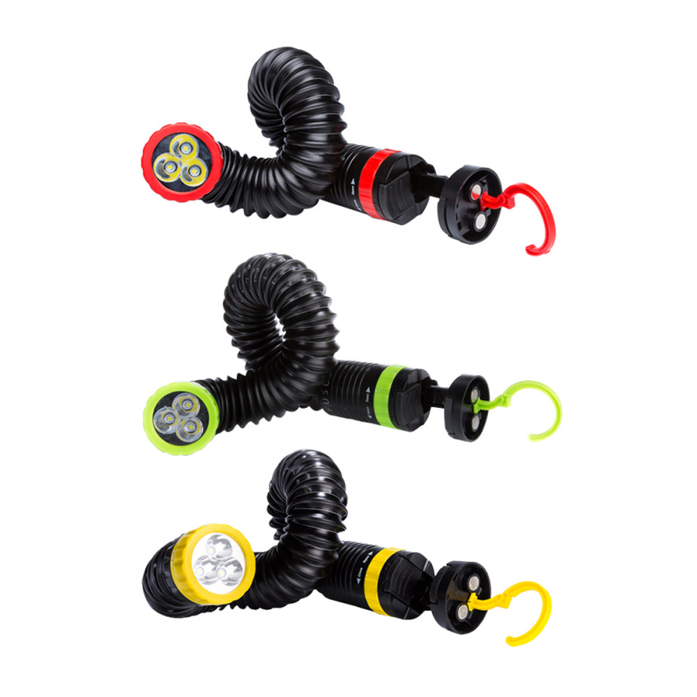 FUSO All-in-One Handsfree High Power LED Flexible, Magnetic and Clampable Flashlight