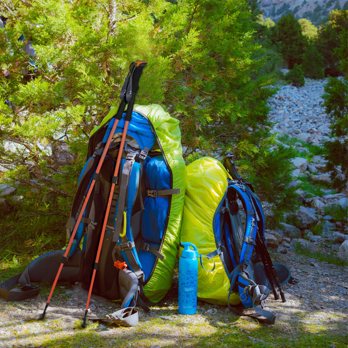 Icon Best 2 Pack Carbon Fiber Twist Lock Trekking Poles