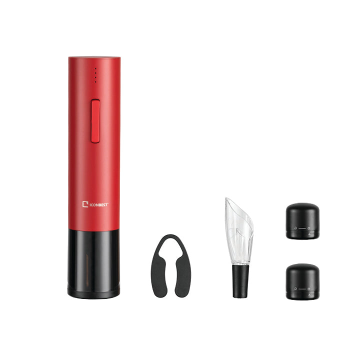 Icon Best Cordless Electric Wine Opener Set