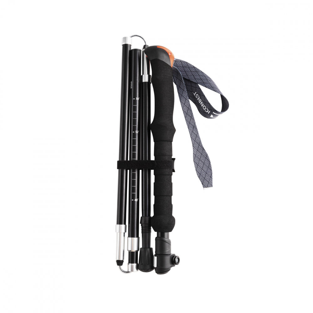 Icon Best 2 Pack Aluminum Folding Trekking Pole (7075 Aluminum)