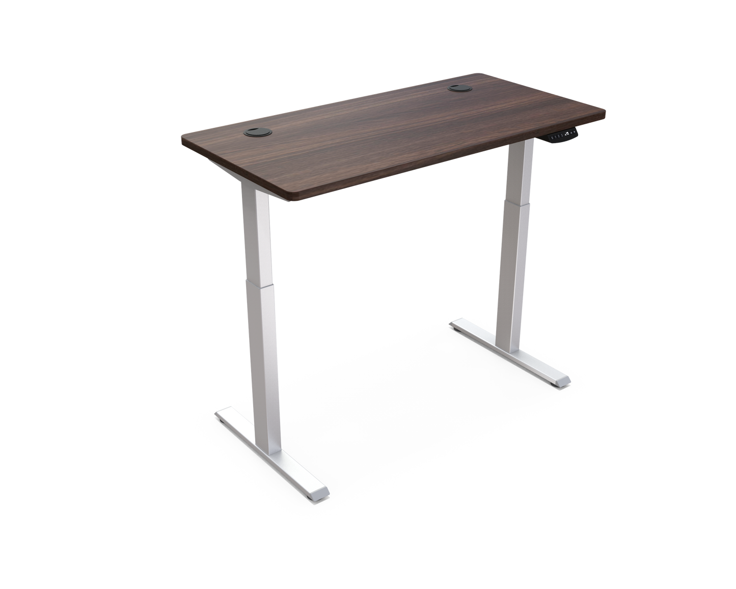 Bureau rectangulaire à hauteur réglable électrique