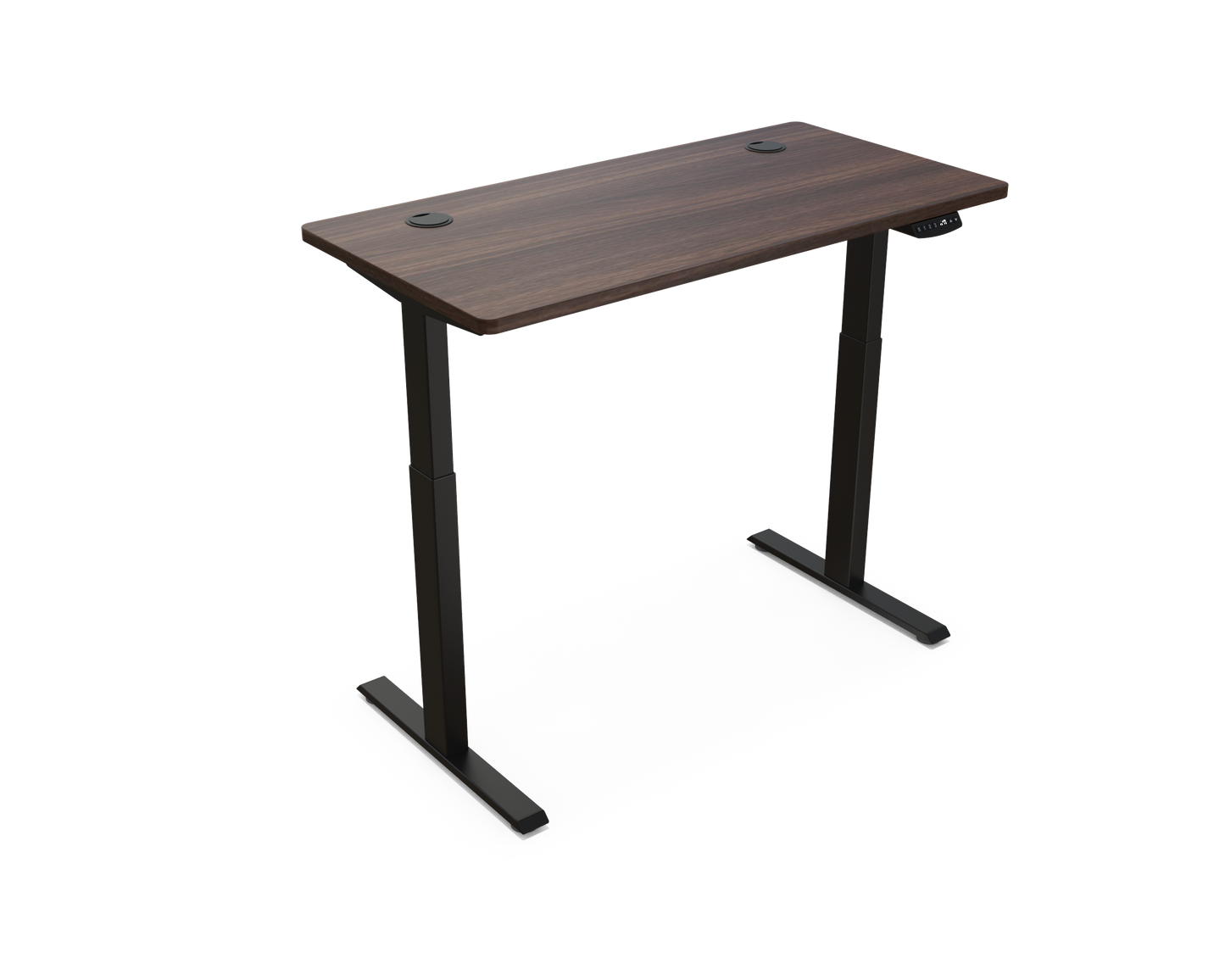 Bureau rectangulaire à hauteur réglable électrique