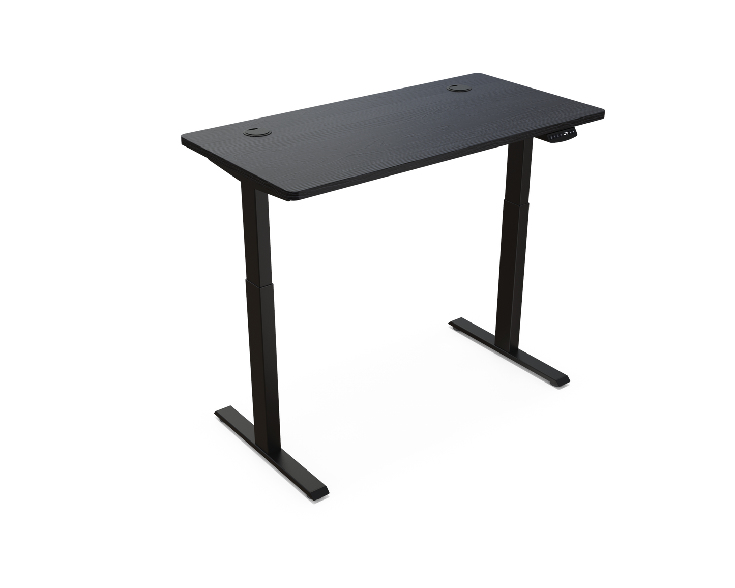 Bureau rectangulaire à hauteur réglable électrique