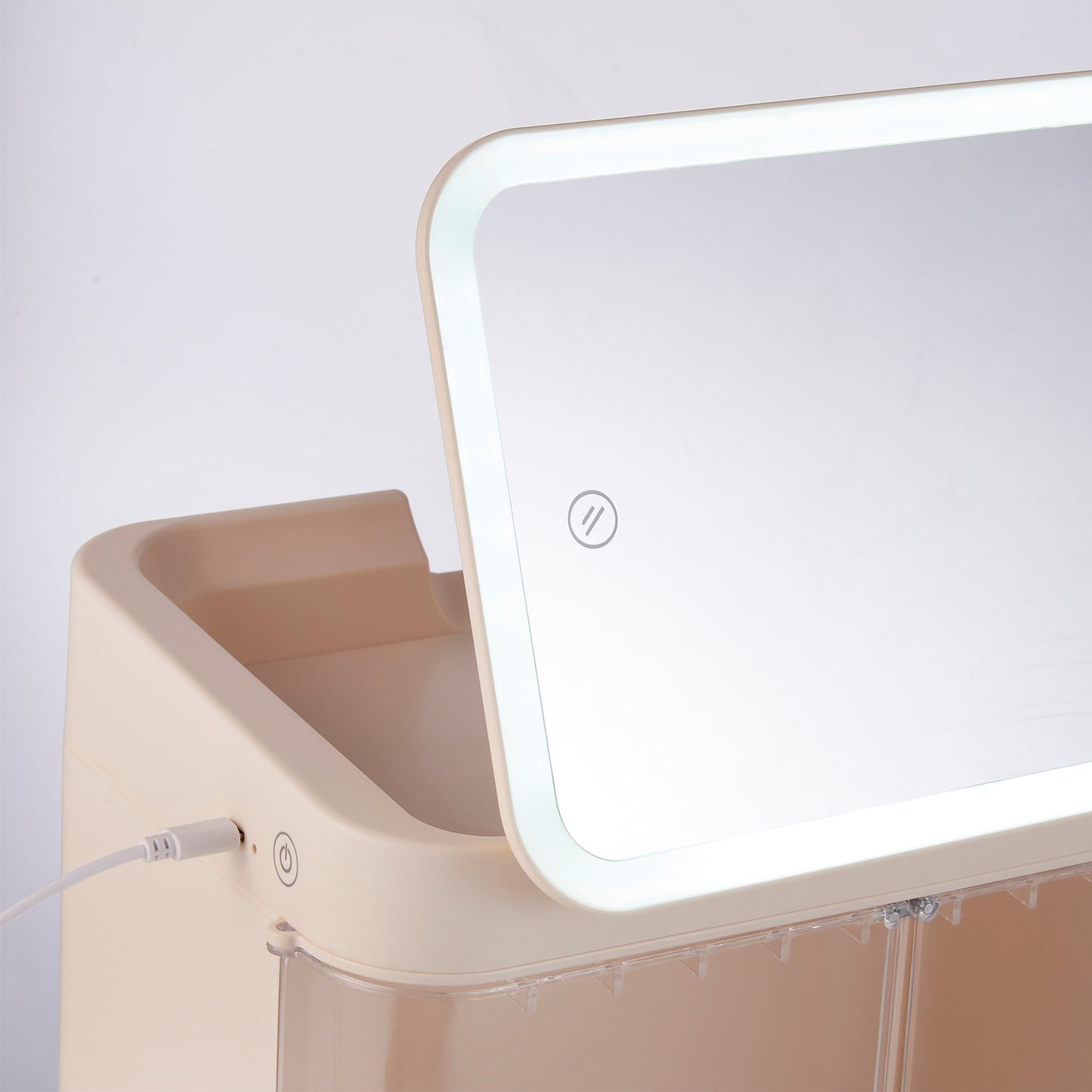 Makeup Storage Box LED Mirror Light