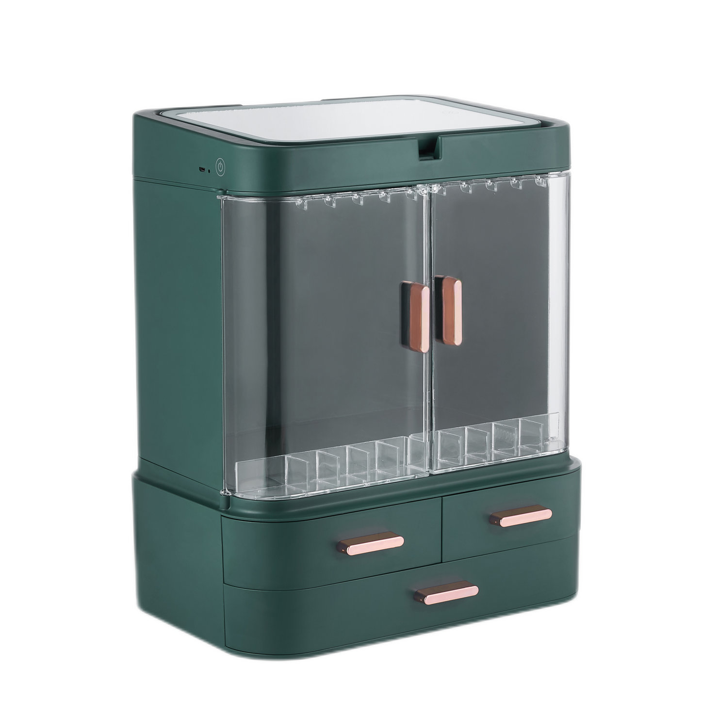 Luxury Makeup & Cosmetics Organizer With LED Mirror Light