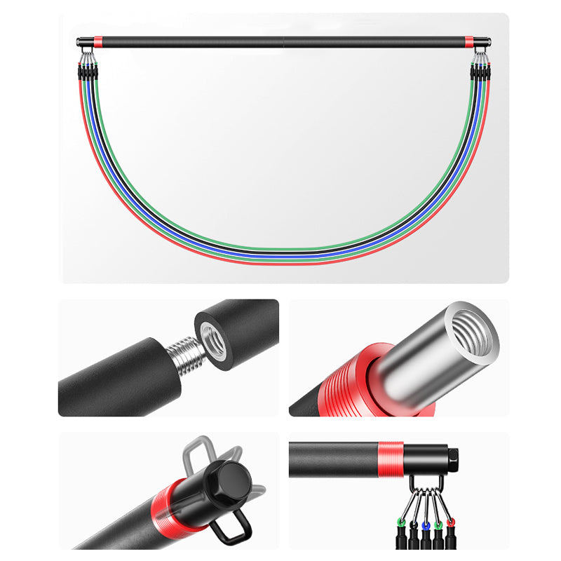 Resistance Bands Set with Workout Bar