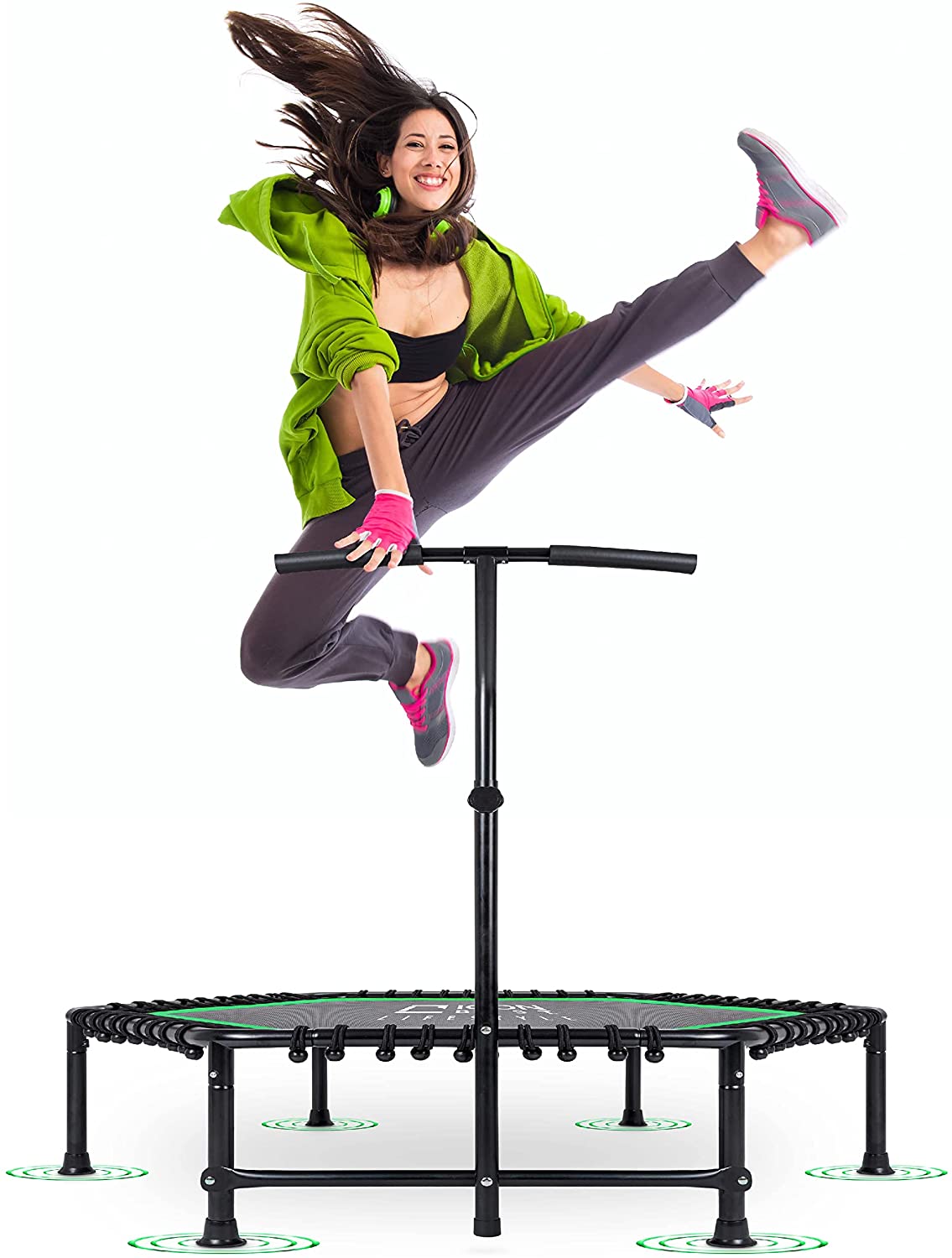 Mini Fitness Trampoline for Adults & Kids