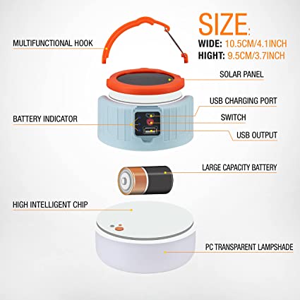 Complete Inside Look Of LED Camping Lantern