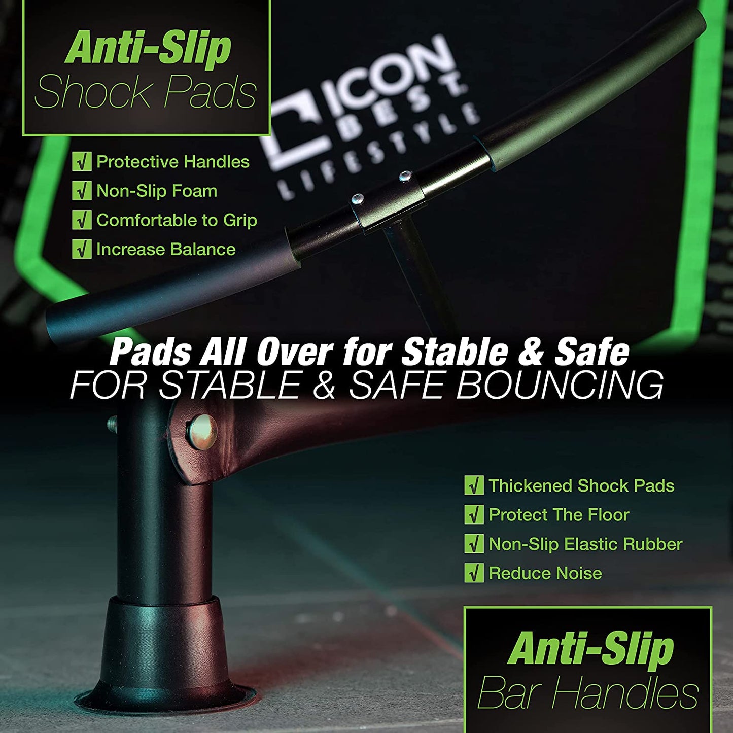 Mini Fitness Trampoline for Adults & Kids