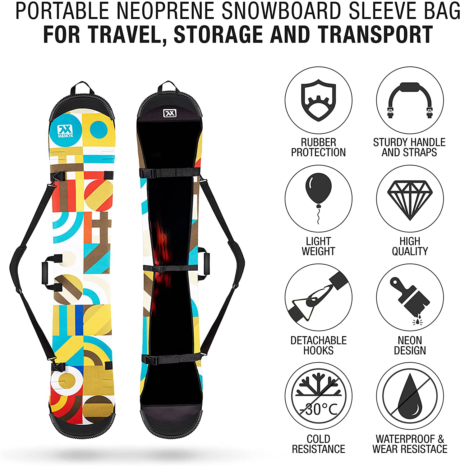 Snowboard Sleeve Product Features
