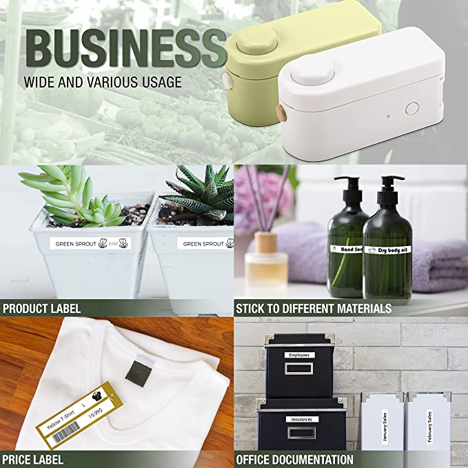 Rechargeable Wireless Portable Mini–Label Printer