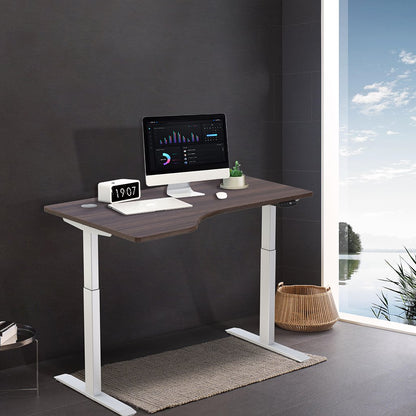 L-Shape Electric Height Adjustable Standing Desk