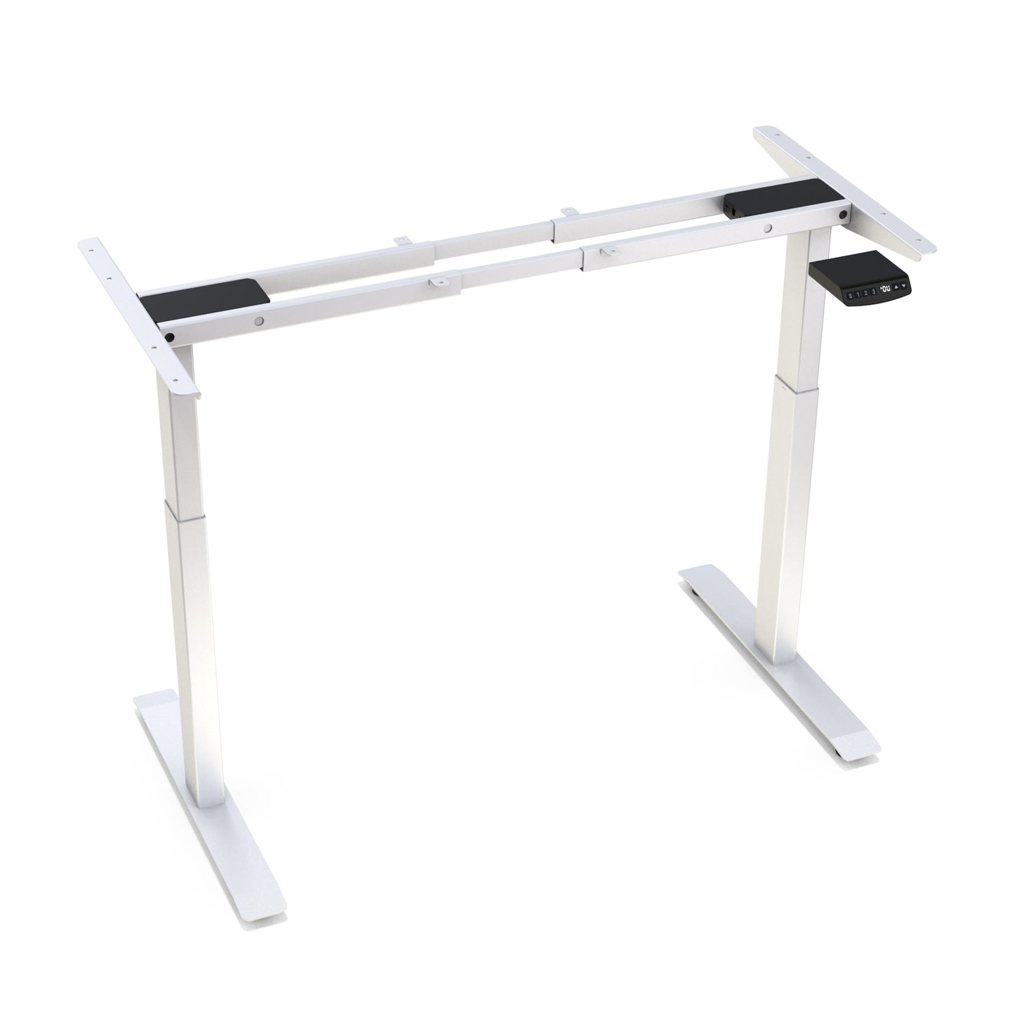 Bureau rectangulaire à hauteur réglable électrique