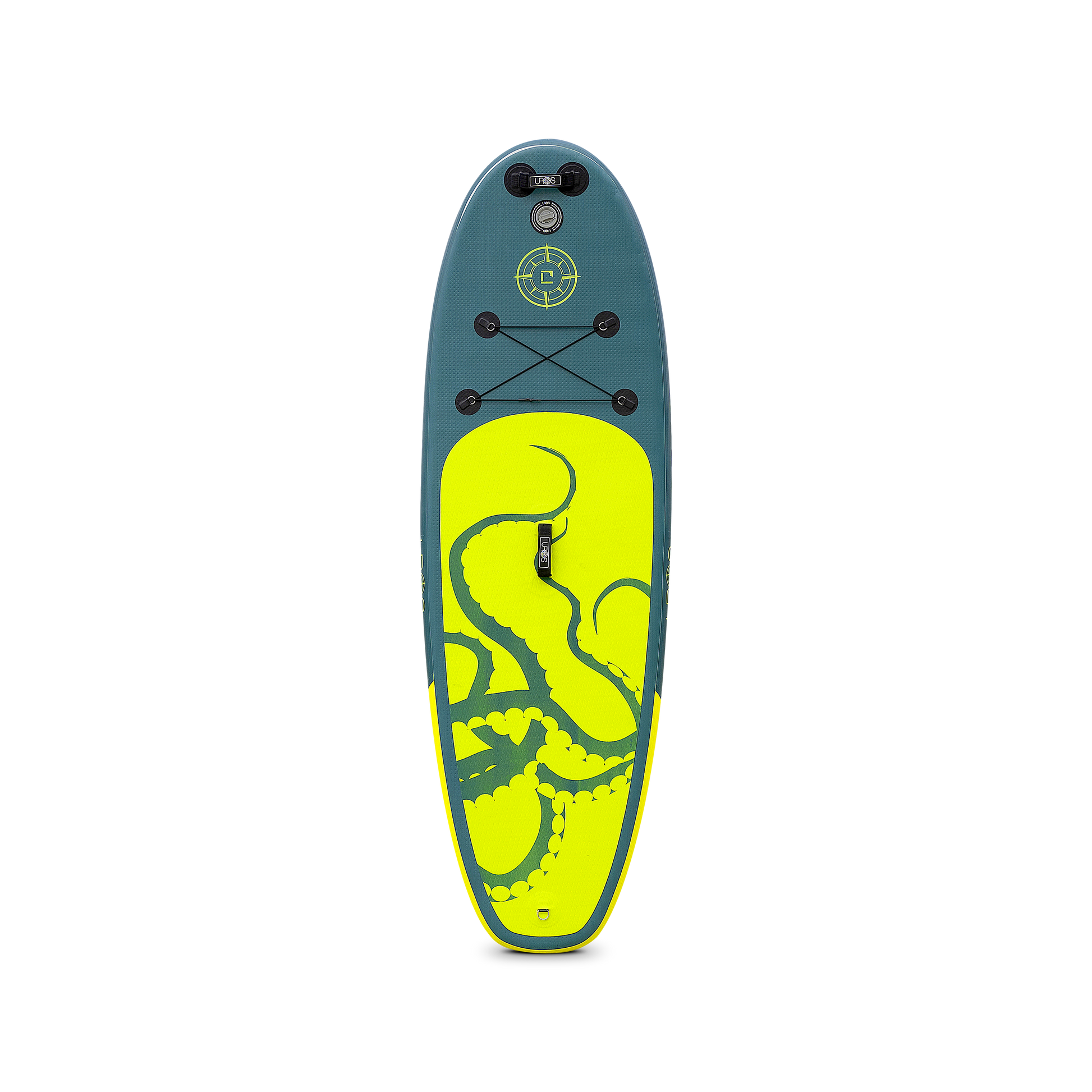 Best Inflatable Paddle Green & Yellow Octopus Design