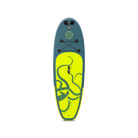 Best Inflatable Paddle Green & Yellow Octopus Design