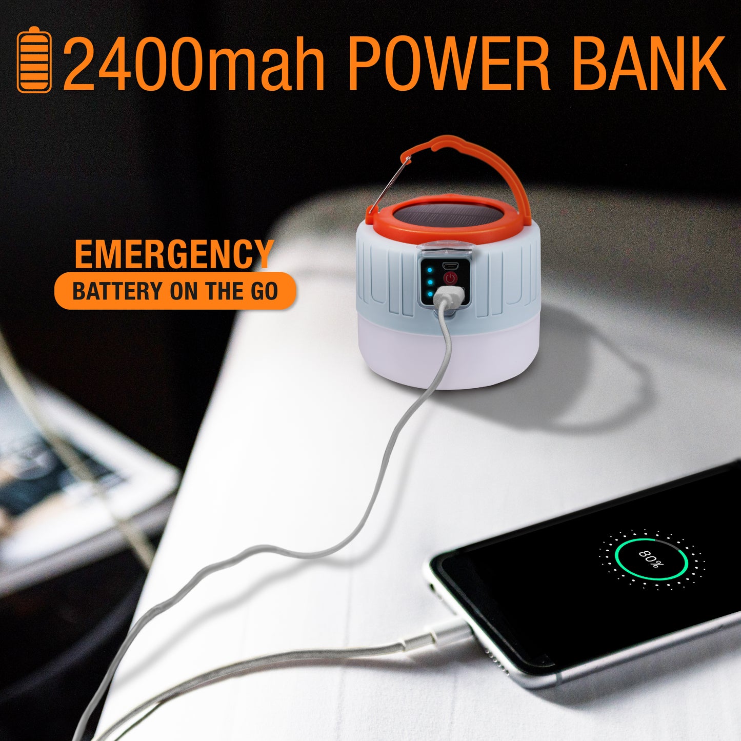 2400 MAH Emergency Power Bank