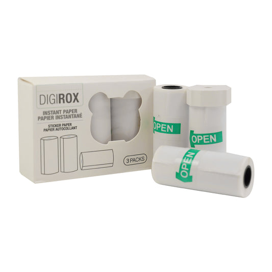 Thermal Printing Sticker Roll (3 rolls)