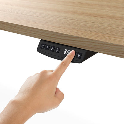 L-Shape Electric Height Adjustable Standing Desk