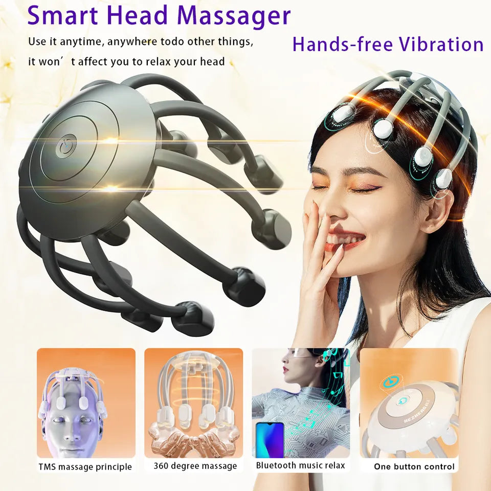 Multi-Dimension Head Massager