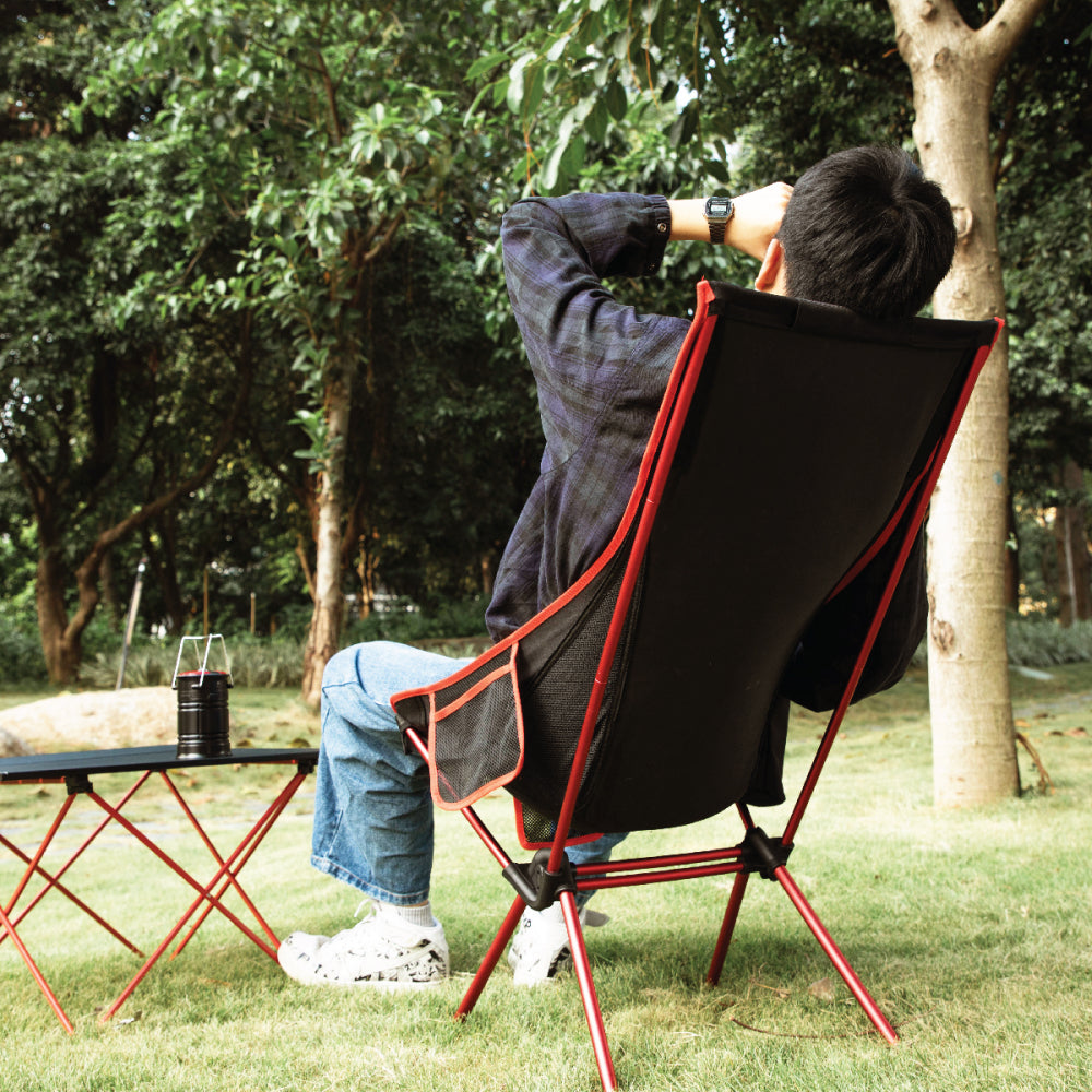 Ultralight High Back Portable Folding Moon Chair