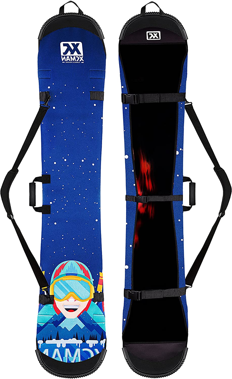 Portable Néoprène Snowboard Snowboard, sac de snowboard pour le voyage, le stockage et le transport