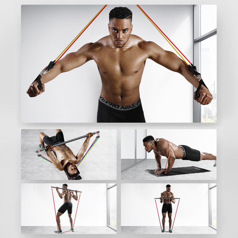 Resistance Bands Set with Workout Bar