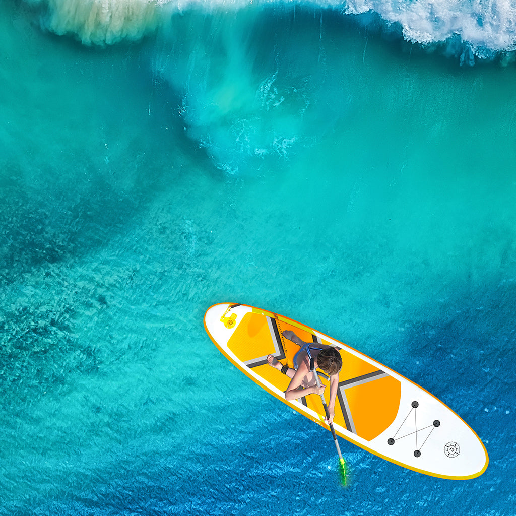 Paddleboarding on the Ocean